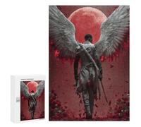 300 PCS Puzzles pour Adolescentes Angel Warrior with Sword -2 Puzzle pour Adolescentes - Défi Difficile - Défi Éducatif - Amusement en Famille Et Soirée Jeux 300 PCS