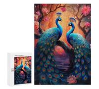 300 PCS Puzzles pour Adolescentes Peacock Paradise Fantasy Artwork Puzzle pour Adolescentes - Défi Difficile - Défi Éducatif - Amusement en Famille Et Soirée Jeux 300 PCS