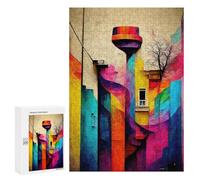 300 PCS Puzzles pour Adolescents Abstract Street Art IV Puzzles pour Adultes Jeux Relaxants Assemblage De Motifs Interaction Parent-Enfant 300 PCS
