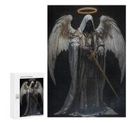 300 PCS Puzzles pour Adolescents Angel Warrior with Sword Artwork Puzzles pour Adultes - Jeu Difficile Et Stimulant À Compléter - Jouets De Jeu Stimulants 300 PCS