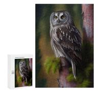 300 PCS Puzzles pour Adolescents Boreal Owl Puzzle, Jouet, Décoration Murale, Difficile, Original, Cadeaux d'anniversaire Et De Noël 300 PCS