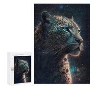 300 PCS Puzzles pour Adolescents Colour Galaxy Leopard Puzzle pour Adultes - Jeu Manuel - Défi Difficile - Idéal comme Cadeau 300 PCS