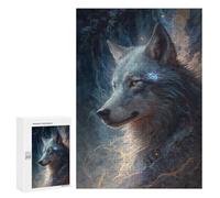 300 PCS Puzzles pour Adolescents Cosmic Wolf Puzzle, Jouet, Décoration Murale, Difficile, Original, Cadeaux d'anniversaire Et De Noël 300 PCS