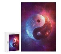 300 PCS Puzzles pour Adolescents Cosmic Yin Yang Symbol-4 Puzzles pour Adultes Assemblage De Motifs Stimule Le Cerveau Jeux Et Jouets Stimulants 300 PCS