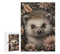 300 PCS Puzzles pour Adolescents Cute Whimsical Hedgehog Casse-têtes pour Adultes, Jeux De Réflexion, Analyse Et Logique, Cadeaux De Noël Et d'anniversaire 300 PCS