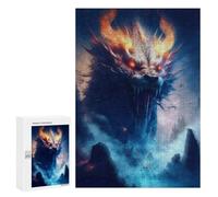 300 PCS Puzzles pour Adolescents Dragon's Breath Fantasy Artwork Puzzles pour Adultes - Jeu Difficile Et Stimulant À Compléter - Jouets De Jeu Stimulants 300 PCS