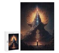 300 PCS Puzzles pour Adolescents Enchanted Tree of Light Puzzles pour Adultes Et Familles : Les Jeux Améliorent La Mémoire Et Stimulent Le Cerveau