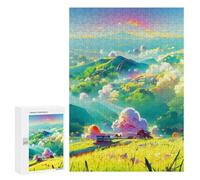 300 PCS Puzzles pour Adolescents Fantasy Cloudscape -6 Jeux De Puzzle Relaxants, Amusants Et Humoristiques : des Cadeaux d'anniversaire Et De Noël Uniques 300 PCS