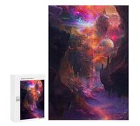 300 PCS Puzzles pour Adolescents Fantasy Galaxy Landscape -5 Puzzles pour Adultes Assemblage De Motifs Stimule Le Cerveau Jeux Et Jouets Stimulants 300 PCS