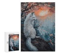 300 PCS Puzzles pour Adolescents Fox Magical Fairy Tale Sun Casse-têtes pour Adultes, Jeux De Réflexion, Analyse Et Logique, Cadeaux De Noël Et d'anniversaire 300 PCS