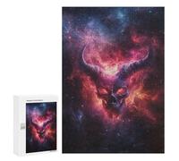 300 PCS Puzzles pour Adolescents Galactic Demon Skull Puzzles pour Adultes - Jeu Difficile Et Stimulant À Compléter - Jouets De Jeu Stimulants 300 PCS