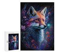 300 PCS Puzzles pour Adolescents Galactic Fox Fantasy Art Puzzles pour Adultes - Jeu Difficile Et Stimulant À Compléter - Jouets De Jeu Stimulants 300 PCS
