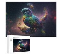 300 PCS Puzzles pour Adolescents Galactic Parrot in Space Puzzles pour Adultes Jouets Anti-Stress Défi Difficile Cadeaux Et Anniversaires Uniques 300 PCS