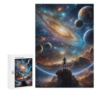 300 PCS Puzzles pour Adolescents Galactic View Space Exploration Puzzles pour Adultes - Jeu Difficile Et Stimulant À Compléter - Jouets De Jeu Stimulants 300 PCS