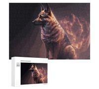 300 PCS Puzzles pour Adolescents Galactic Wolf Digital Art Puzzles pour Adultes, Jeu Familial D'analyse Et De Logique, Cadeaux Anti-Stress 300 PCS