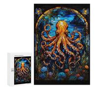 300 PCS Puzzles pour Adolescents Giant Octopus Puzzle pour Adultes : Jeu De Rapidité Manuelle pour Anniversaire, Noël 300 PCS