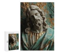 300 PCS Puzzles pour Adolescents Jesus Marble Statue Puzzle, Jouet, Décoration Murale, Difficile, Original, Cadeaux d'anniversaire Et De Noël 300 PCS