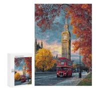 300 PCS Puzzles pour Adolescents London Autumn Scene with Big Ben-1 Puzzles pour Adultes Assemblage De Motifs Stimule Le Cerveau Jeux Et Jouets Stimulants 300 PCS