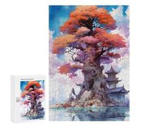 300 PCS Puzzles pour Adolescents Mystical Big Tree Casse-têtes pour Adultes, Jeux De Réflexion, Analyse Et Logique, Cadeaux De Noël Et d'anniversaire 300 PCS