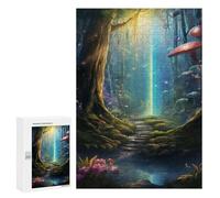 300 PCS Puzzles pour Adolescents Mystical Enchanted Forest Casse-têtes pour Adultes, Jeux De Réflexion, Analyse Et Logique, Cadeaux De Noël Et d'anniversaire 300 PCS
