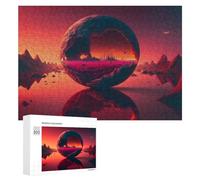 300 PCS Puzzles pour Adolescents Mystical Planet Reflection Puzzles pour Adultes, Jeu Familial D'analyse Et De Logique, Cadeaux Anti-Stress 300 PCS