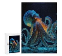 300 PCS Puzzles pour Adolescents Octopus Animal Puzzle pour Adultes : Jeu De Rapidité Manuelle pour Anniversaire, Noël 300 PCS