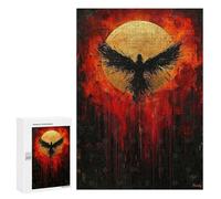 300 PCS Puzzles pour Adolescents Rise of The Phoenix Contemporary Expressionist Artwork Puzzles pour Adultes Jeux Relaxants Assemblage De Motifs Interaction Parent-Enfant 300 PCS