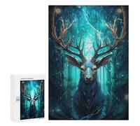 300 PCS Puzzles pour Adolescents Spirit of The Stag Puzzle pour Adultes : Jeu De Rapidité Manuelle pour Anniversaire, Noël 300 PCS