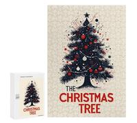 300 PCS Puzzles pour Adolescents The Christmas Tree Puzzles pour Adultes Et Familles : Les Jeux Améliorent La Mémoire Et Stimulent Le Cerveau