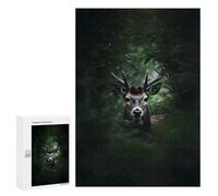 300 PCS Puzzles pour Adolescents Trophy Deer Head Stag Casse-têtes pour Adultes, Jeux De Réflexion, Analyse Et Logique, Cadeaux De Noël Et d'anniversaire 300 PCS