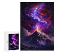 300 PCS Puzzles pour Adolescents Volcanic Nebula Sky Puzzle pour Adultes - Jeu Manuel - Défi Difficile - Idéal comme Cadeau 300 PCS
