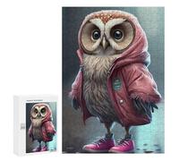 300 PCS Puzzles pour Adolescents Winter Owl Adventure Jeux De Puzzle Relaxants, Amusants Et Humoristiques : des Cadeaux d'anniversaire Et De Noël Uniques 300 PCS