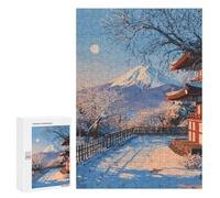 300 PCS Puzzles pour Adolescents Winter Scene with Snow-Covered Trees Puzzles pour Adultes - Jeu Difficile Et Stimulant À Compléter - Jouets De Jeu Stimulants 300 PCS