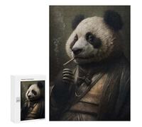 300 PCS Puzzles pour Adolescents Wisdom of The Panda Puzzles pour Adultes Jeux Relaxants Assemblage De Motifs Interaction Parent-Enfant 300 PCS