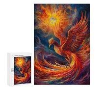 300 PCS Puzzles pour Adultes Abstract Phoenix Puzzle pour Adultes - Jouets À Monter Soi-même - Découpe De Précision - Cadeaux Uniques pour Anniversaire Et Noël 300 PCS