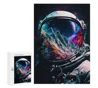 300 PCS Puzzles pour Adultes Astronaut Portrait 03 Analyse Et Logique du Jeu De Puzzle Familial Interaction Parent-Enfant 300 PCS