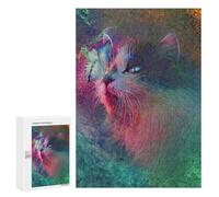 300 PCS Puzzles pour Adultes Butterfly Kisses Analyse Et Logique du Jeu De Puzzle Familial Interaction Parent-Enfant 300 PCS