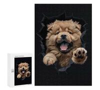 300 PCS Puzzles pour Adultes, Cadeaux Chow Chow Puzzle, Jeux De Détente, Vacances À La Maison, Passe-Temps, Cadeau d'anniversaire, Cadeaux, 300 PCS