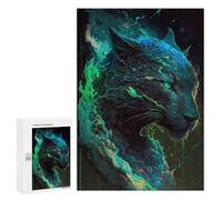 300 PCS Puzzles pour Adultes, Cadeaux Cougar Whimsical Puzzle, Jeux De Détente, Vacances À La Maison, Passe-Temps, Cadeau d'anniversaire, Cadeaux, 300 PCS