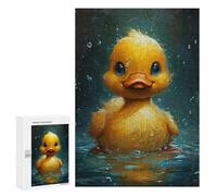 300 PCS Puzzles pour Adultes Cute Duckling Painting Puzzle pour Adolescents Cadeau d'anniversaire Difficile Et Stimulant Cadeaux d'anniversaire Et De Noël Uniques 300 PCS