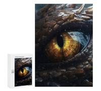 300 PCS Puzzles pour Adultes Dragon Eye Close-Up-5 Analyse Et Logique du Jeu De Puzzle Familial Interaction Parent-Enfant 300 PCS