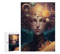 300 PCS Puzzles pour Adultes Enchanted Cosmic Portrait Analyse Et Logique du Jeu De Puzzle Familial Interaction Parent-Enfant 300 PCS