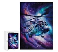 300 PCS Puzzles pour Adultes Galactic Helicopter Adventure -12 Puzzle pour Adolescents Cadeau d'anniversaire Difficile Et Stimulant Cadeaux d'anniversaire Et De Noël Uniques 300 PCS