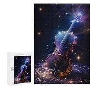300 PCS Puzzles pour Adultes Galactic Violin Melody Puzzle Anti-Stress, Jouet Cadeau pour Femmes, Difficile Et Stimulant 300 PCS
