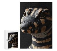 300 PCS Puzzles pour Adultes Golden Alligator Portrait Analyse Et Logique du Jeu De Puzzle Familial Interaction Parent-Enfant 300 PCS
