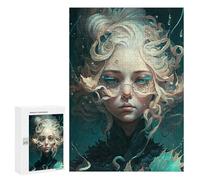 300 PCS Puzzles pour Adultes Mermaid Dreams Fantasy Art Analyse Et Logique du Jeu De Puzzle Familial Interaction Parent-Enfant 300 PCS