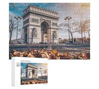300 PCS Puzzles pour Adultes Puzzle Arc De Triomphe, Paris Jeux Relaxants Puzzle Une Œuvre d'art Cadeaux De Noël Et d'anniversaire 300 PCS