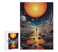 300 PCS Puzzles pour Adultes Space Explorer's Journey -2 Puzzle pour Adolescents Cadeau d'anniversaire Difficile Et Stimulant Cadeaux d'anniversaire Et De Noël Uniques 300 PCS
