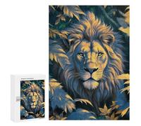 300 PCS Puzzles pour Adultes The Golden Lion Analyse Et Logique du Jeu De Puzzle Familial Interaction Parent-Enfant 300 PCS