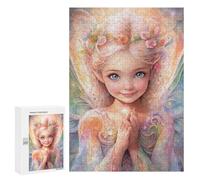 300 PCS Puzzles The Fairy Faith Puzzles pour Adolescents Découpe De Précision Activités Amusantes À La Maison Jeu Stimulant Et Jeux en Famille 300 PCS